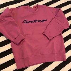 Purple Supreme sweatshirt